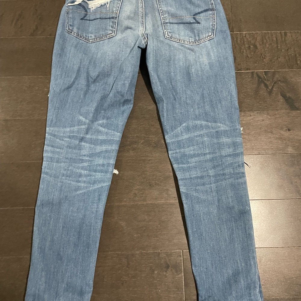 Distressed Blue Jeans - Picture 4 of 4